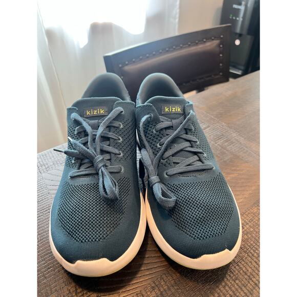 Kizik Men's Lima Dark Teal Mesh Sneaker Hands Free - Picture 3 of 10